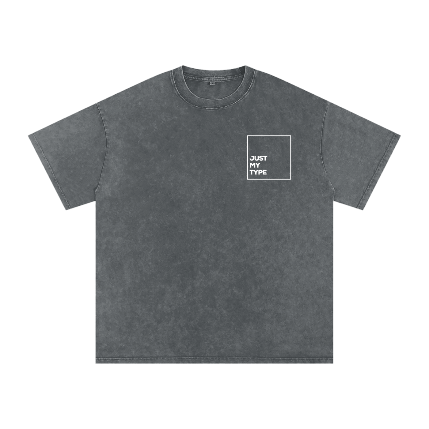 Just My Type | Snow Washed Oversized Cotton T-Shirt