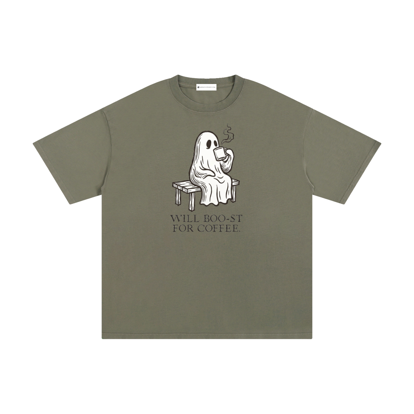 Will Boo-st for Coffee | Unisex Pure Cotton T-Shirt