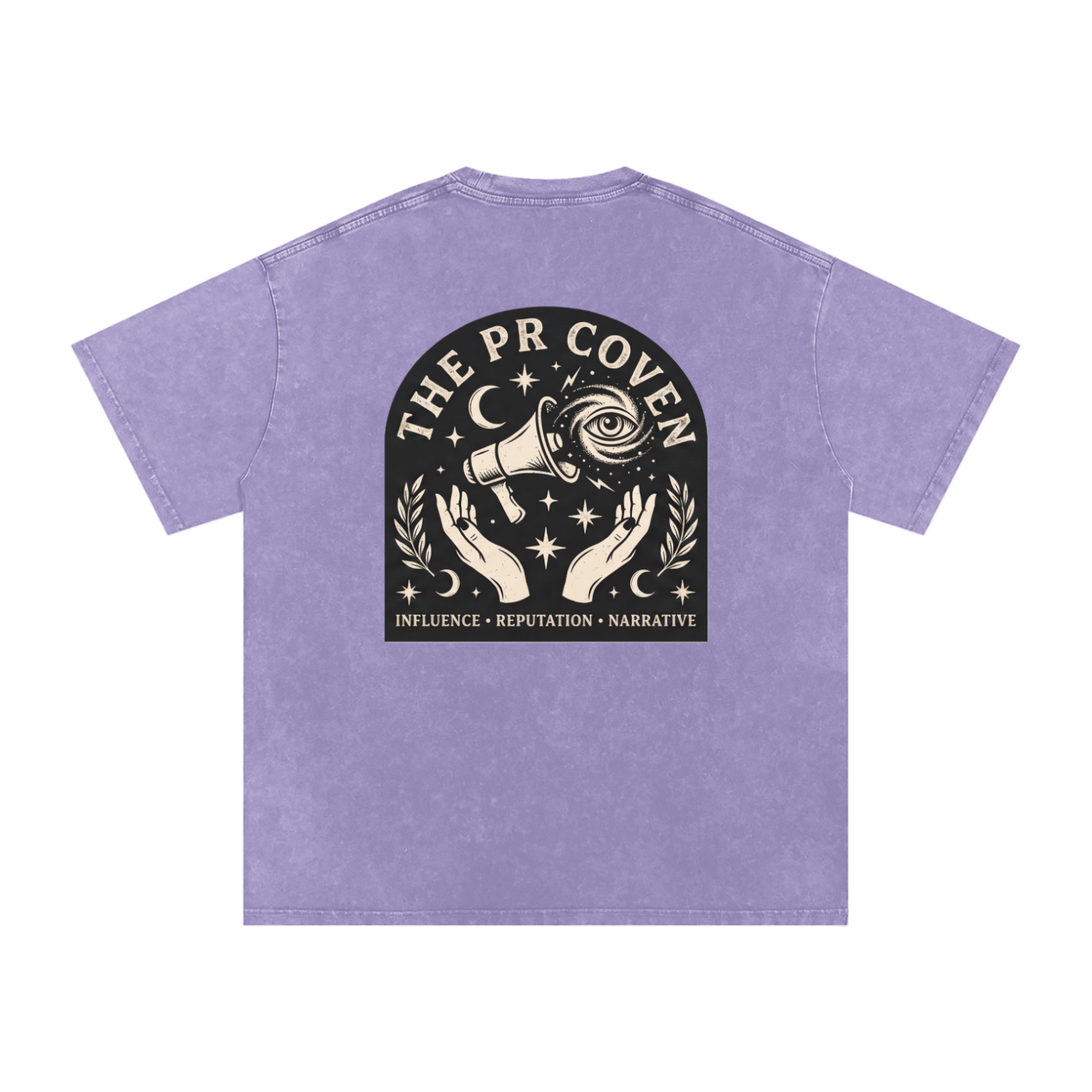 The PR Coven | Snow Washed Oversized Cotton T-Shirt