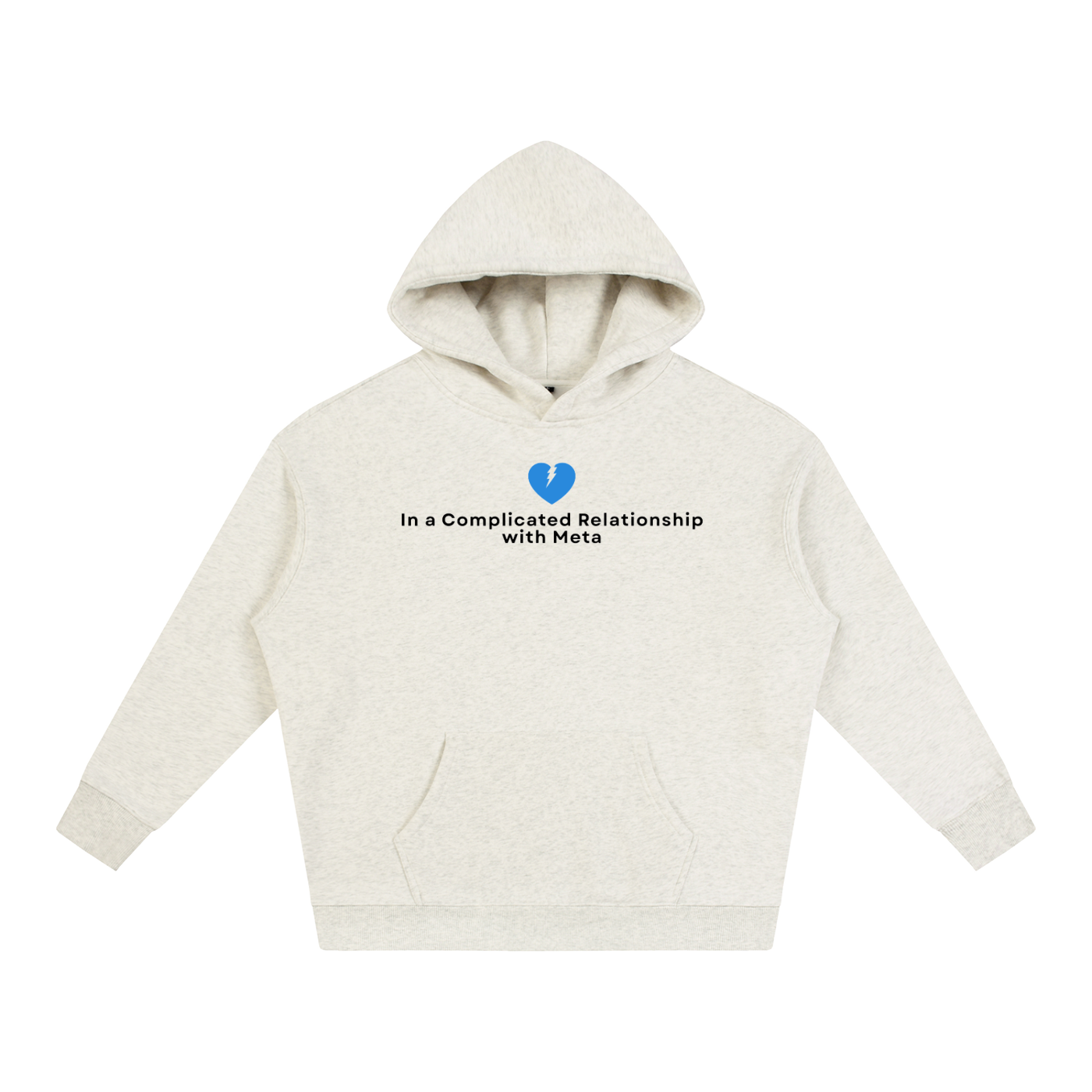 Complicated Relationship | Oversize Fleeced Hoodie