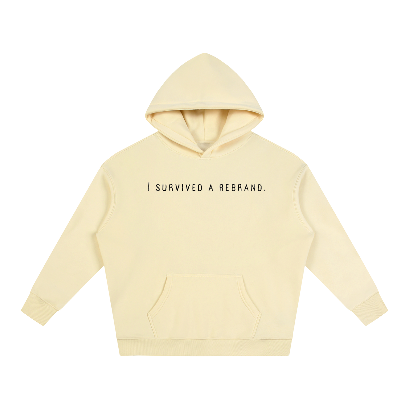 I Survived A Rebrand | Oversize Fleeced Hoodie