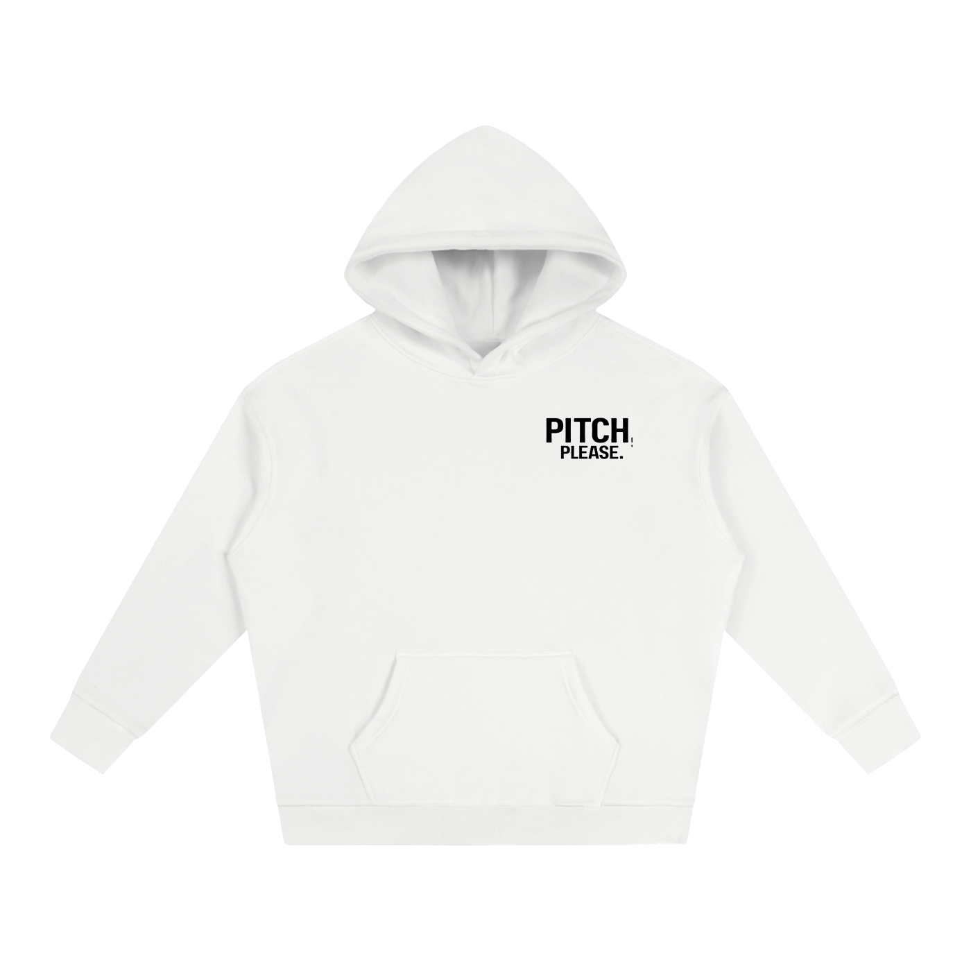 Pitch, Please | Oversize Fleeced Hoodie