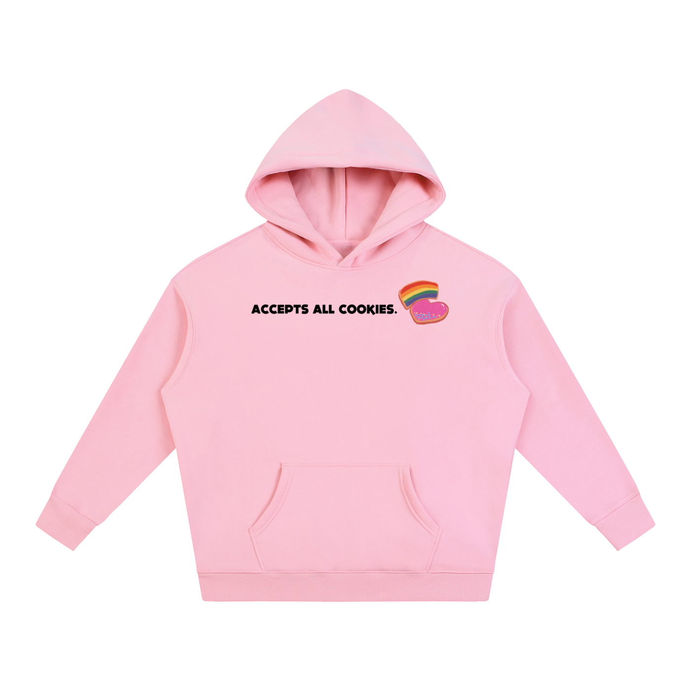 Accepts All Cookies | Oversize Fleeced Hoodie