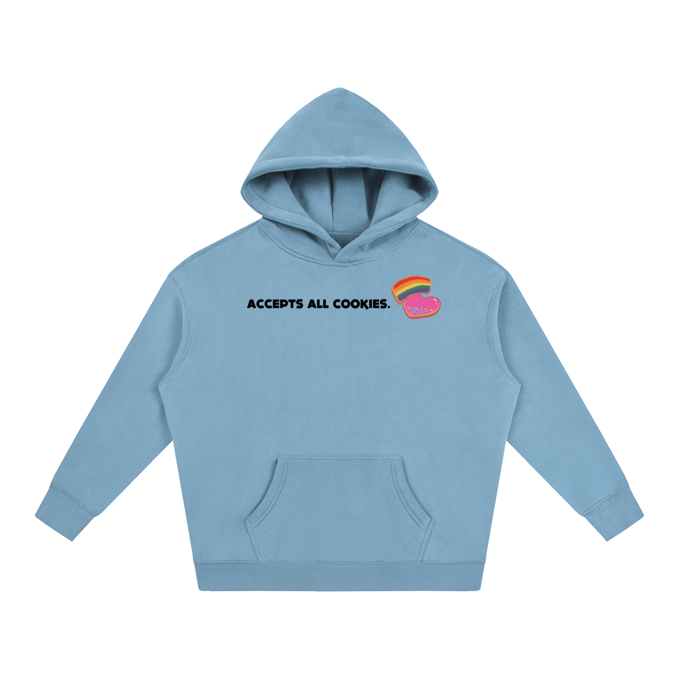 Accepts All Cookies | Oversize Fleeced Hoodie