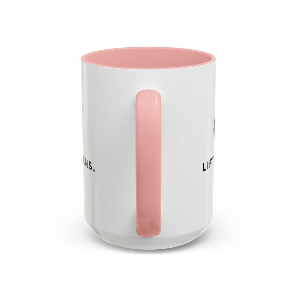 Lift Happens | Accent Coffee Mug (11, 15oz)