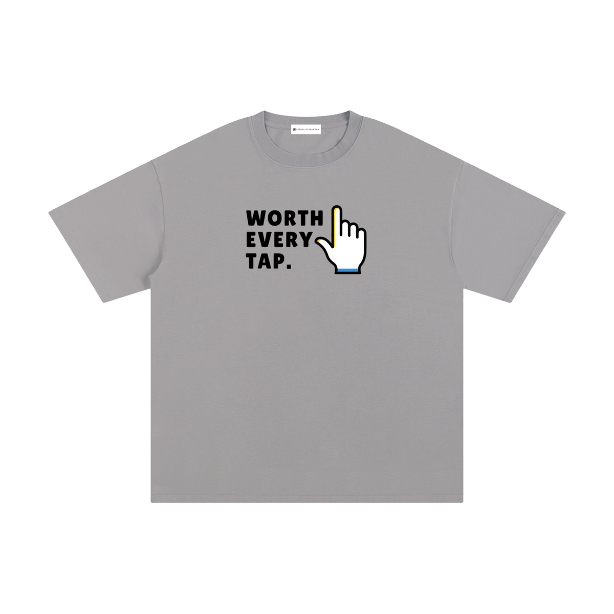 Worth Every Tap | Unisex Pure Cotton T-Shirt