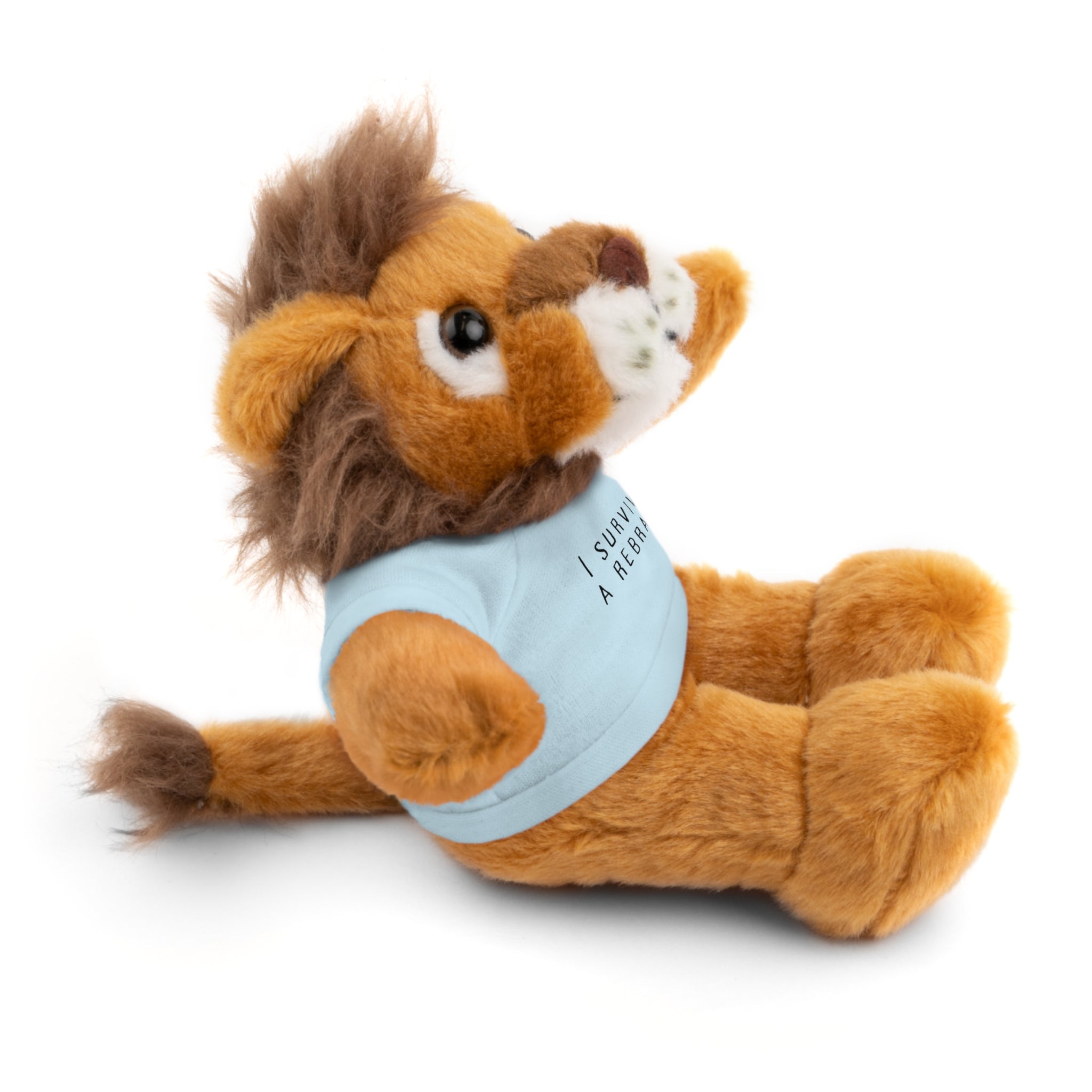 I Survived A Rebrand | Plush Stuffed Toy with Graphic Tee