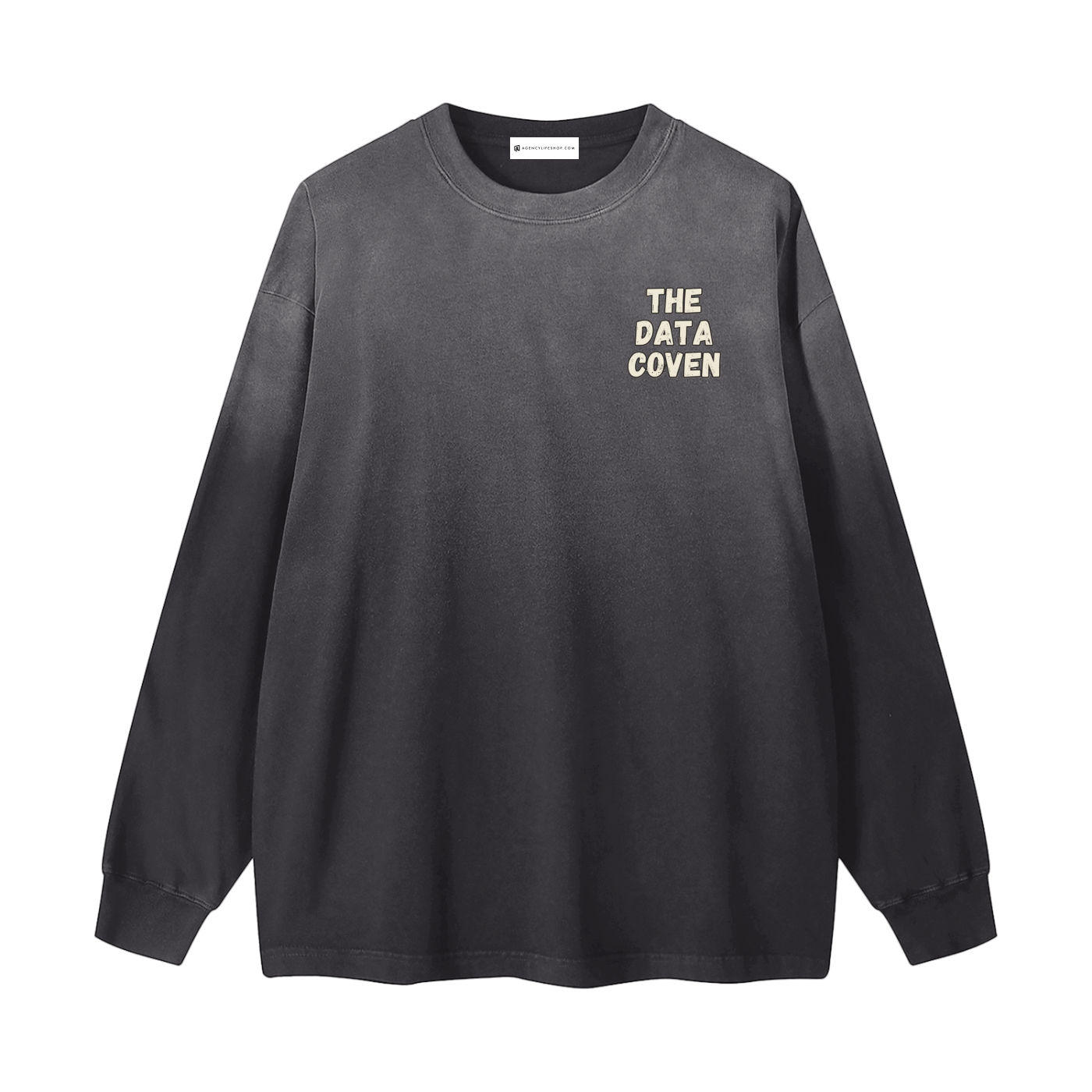 The Data Coven | Gradient Washed Long Sleeve T-Shirt