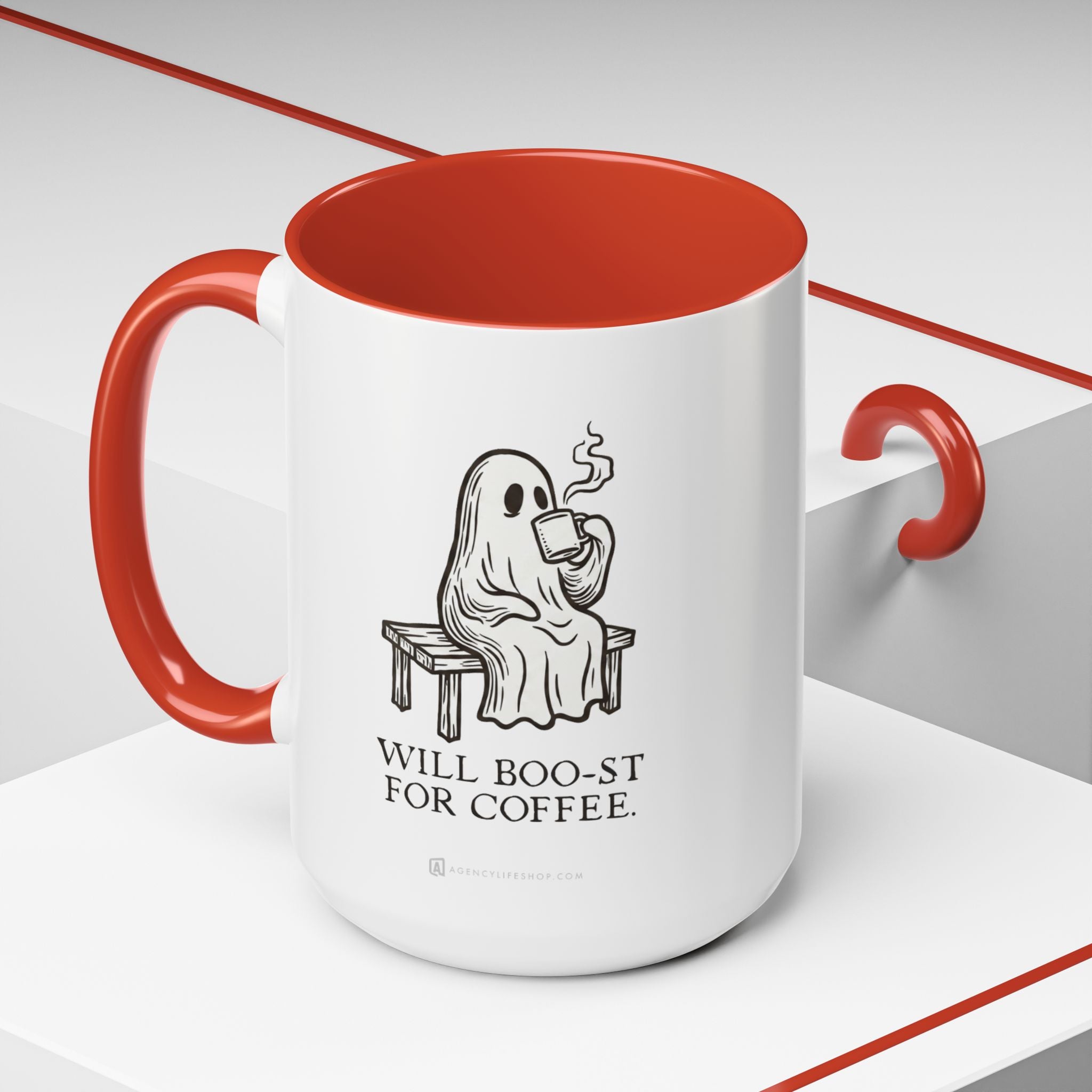 Will Boo-st for Coffee | Accent Mug (11/15oz)