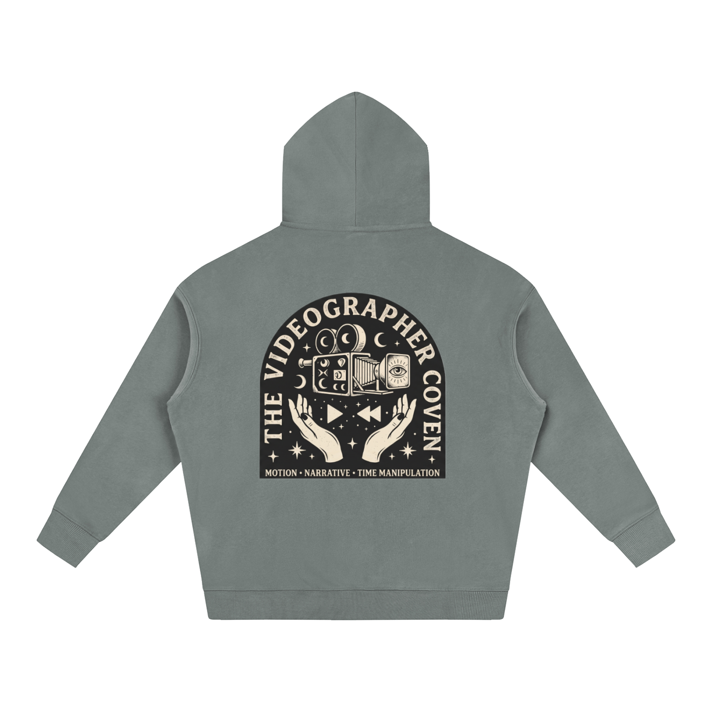 The Videographer Coven | Oversized Fleeced Hoodie