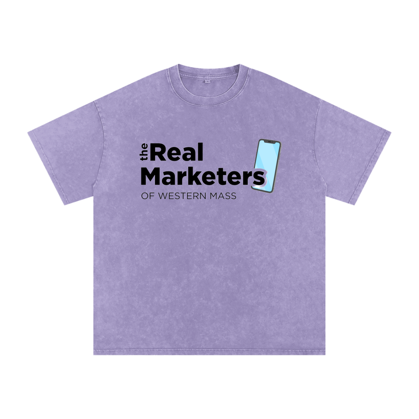 The Real Marketers of Western Mass | Snow Washed Oversized Cotton T-Shirt