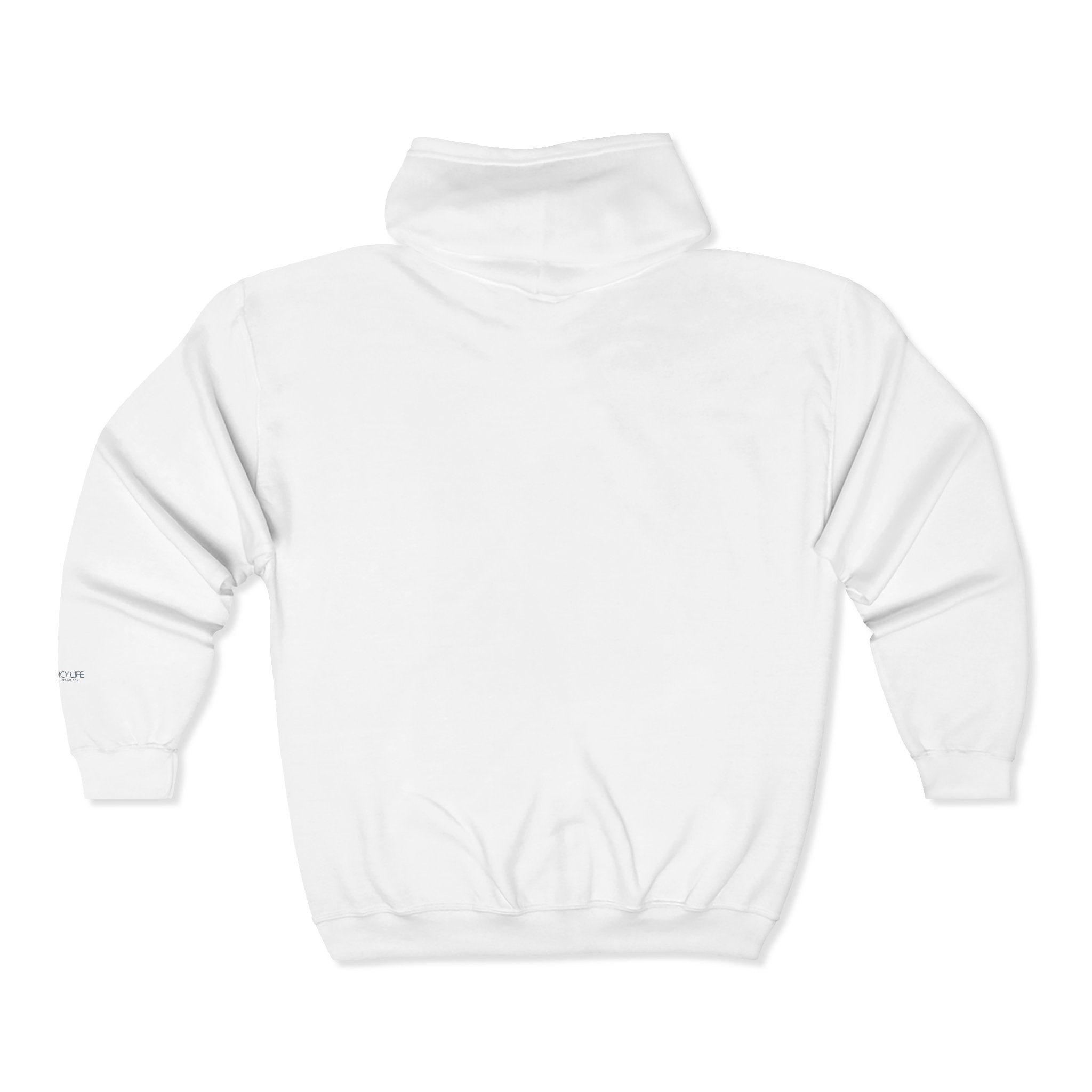 Talk Data To Me  | Retro Zip Embroidered Hoodie