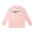 My Campaigns Are Killer - Dark Text | Essential Crewneck Long-Sleeve T-Shirt