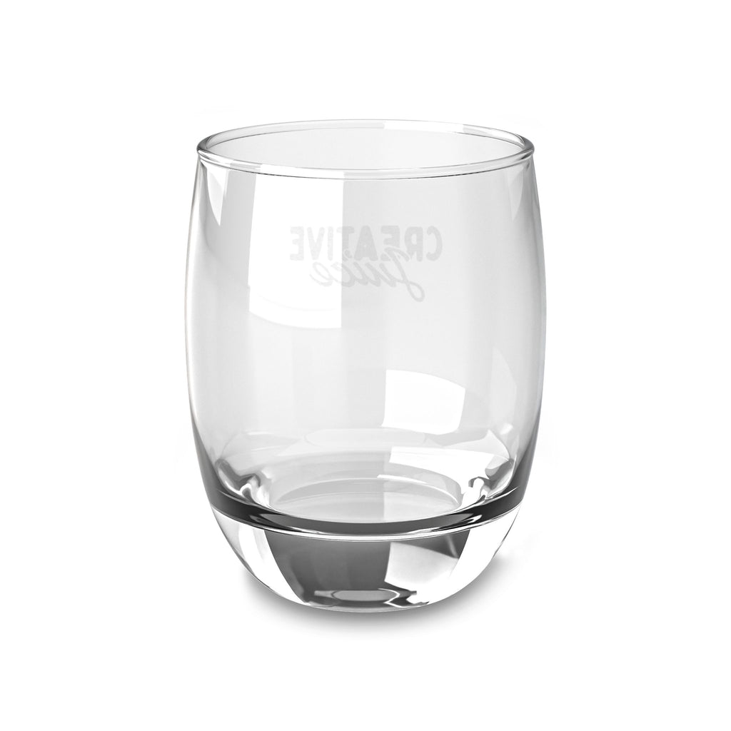 Engraved 'Creative Juice' Whiskey Glass - 6oz Stemless Rocks Glass
