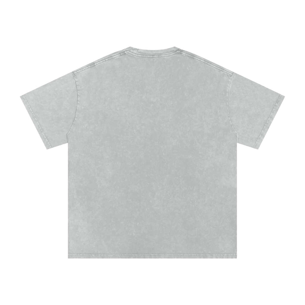 Design is My Boos-ness | Snow Washed Oversized Cotton T-Shirt