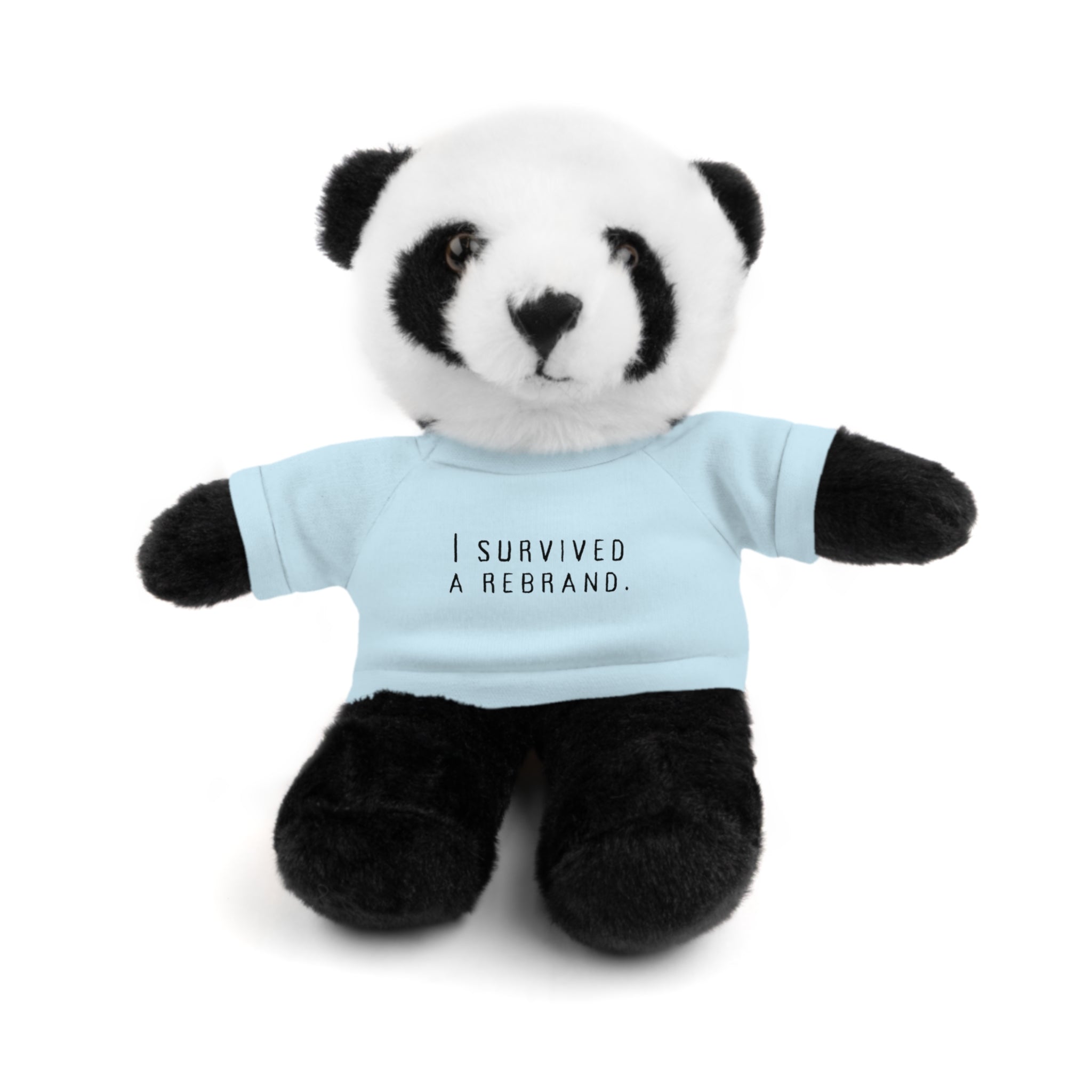 I Survived A Rebrand | Plush Stuffed Toy with Graphic Tee