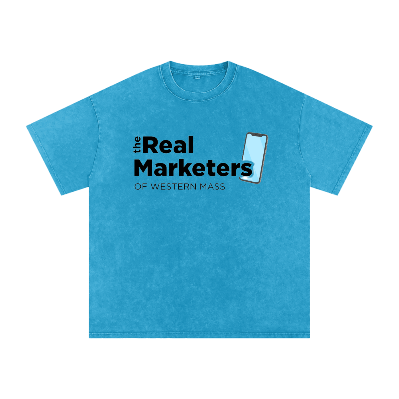 The Real Marketers of Western Mass | Snow Washed Oversized Cotton T-Shirt