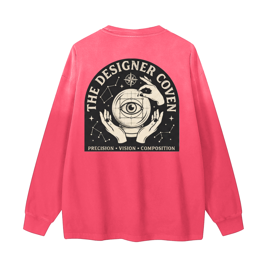 The Designer Coven | Gradient Washed Long Sleeve T-Shirt