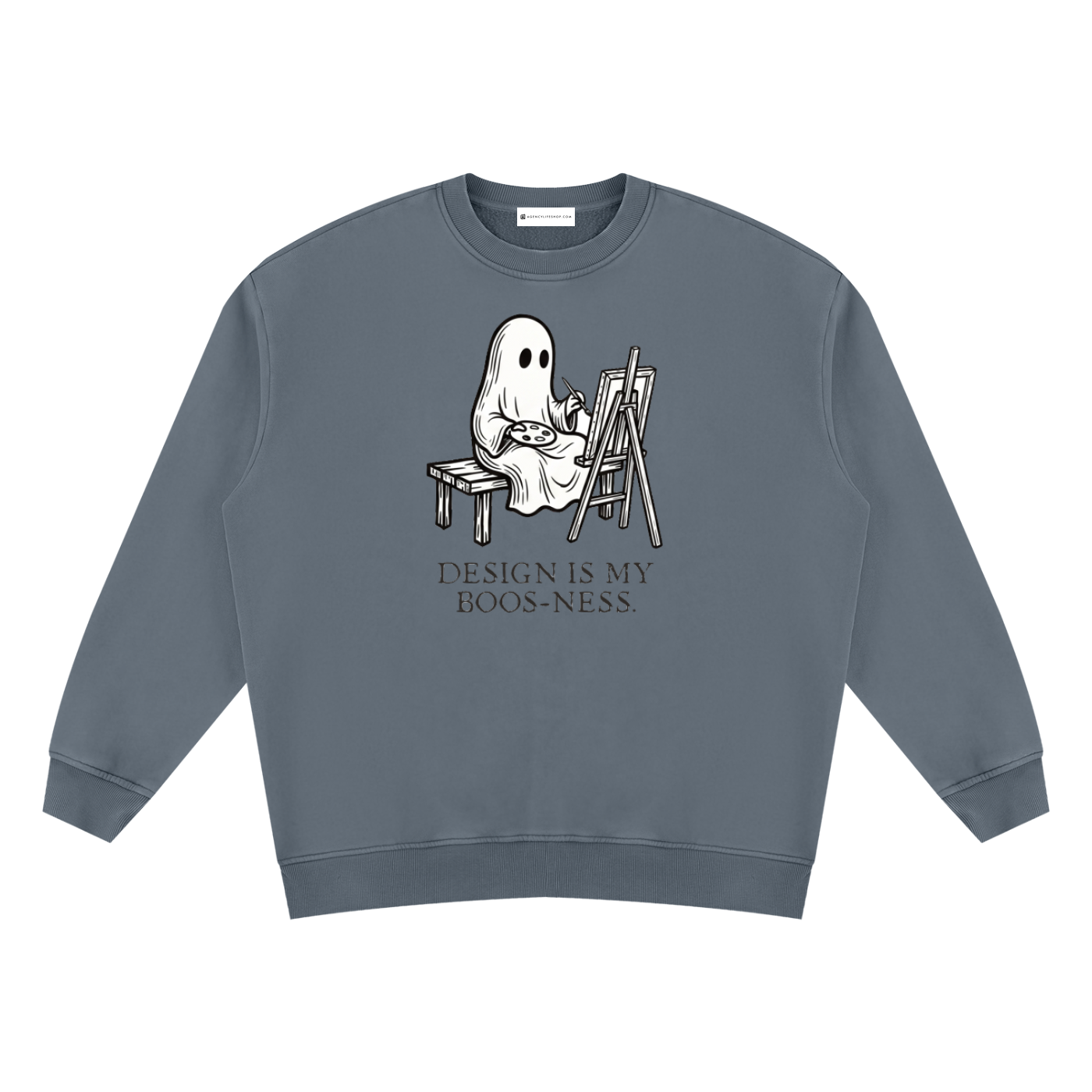 Design is My Boos-ness | Unisex Vintage Wash Fleece Sweatshirt