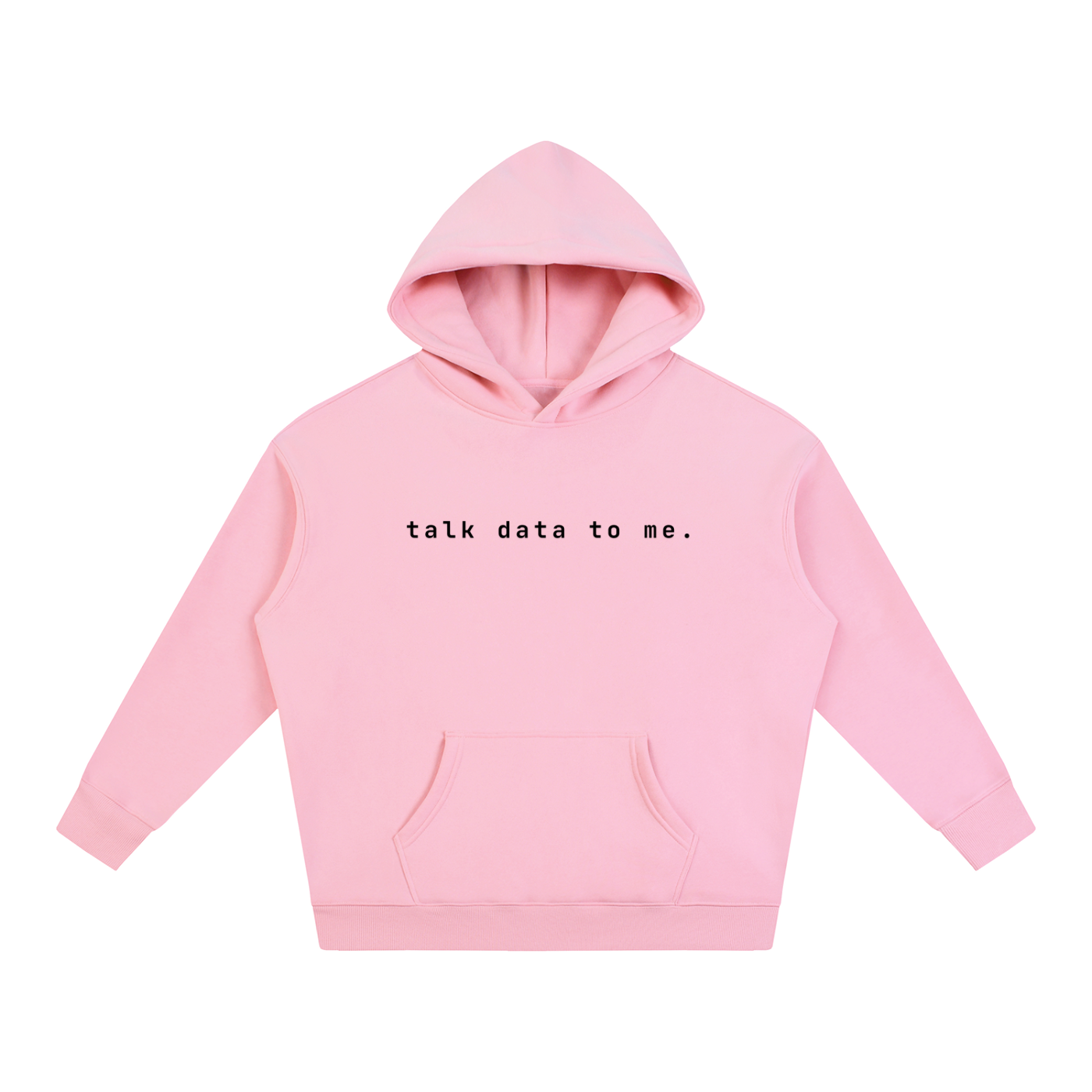 Talk Data To Me | Oversize Fleeced Hoodie