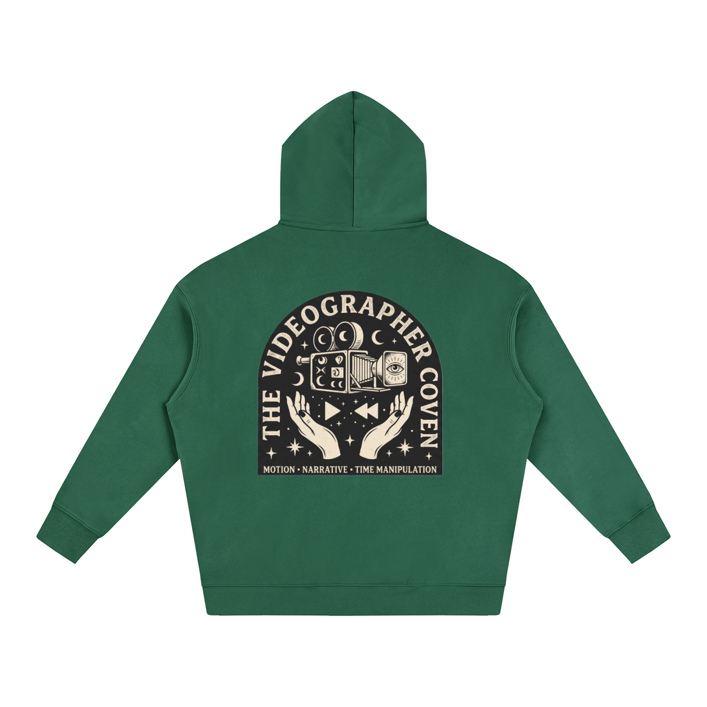 The Videographer Coven | Oversized Fleeced Hoodie