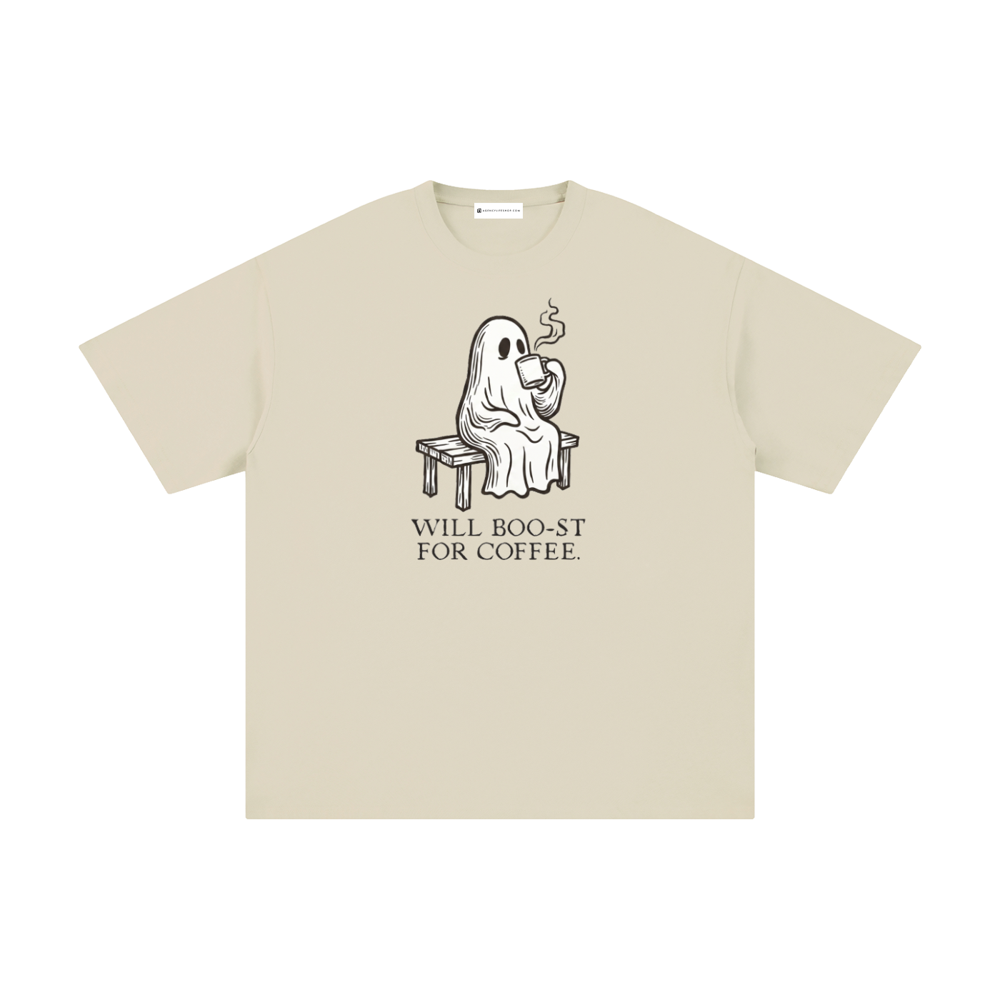 Will Boo-st for Coffee | Unisex Pure Cotton T-Shirt