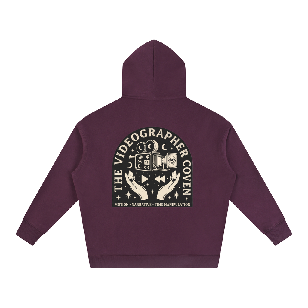The Videographer Coven | Oversized Fleeced Hoodie