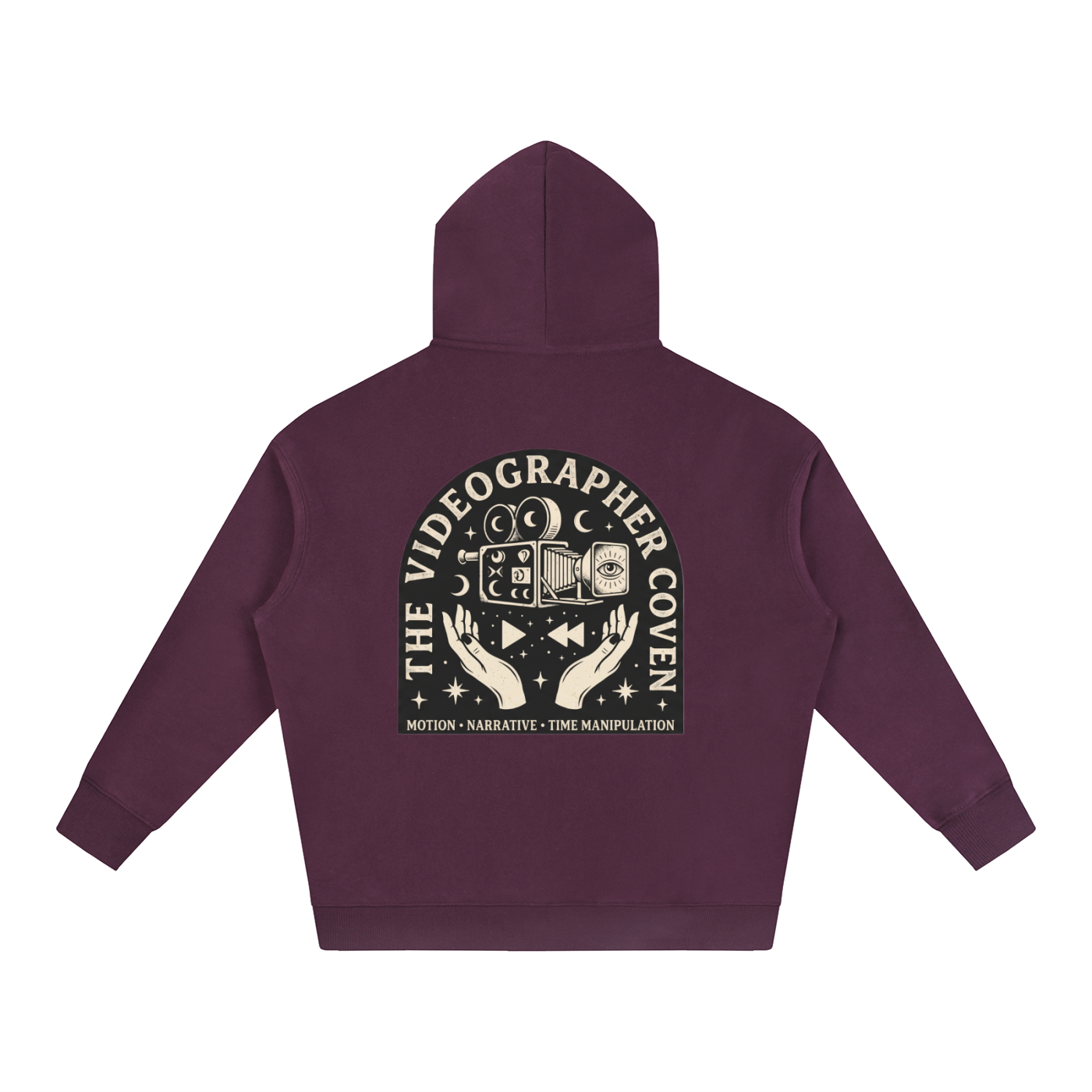 The Videographer Coven | Oversized Fleeced Hoodie