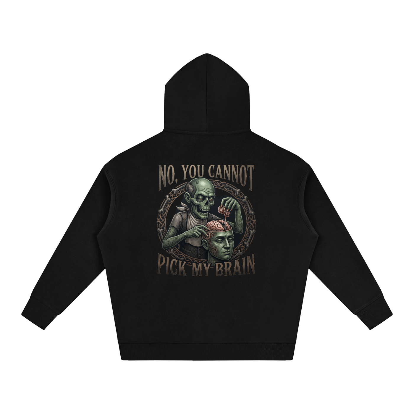 You Cannot Pick My Brain | Oversize Fleeced Hoodie