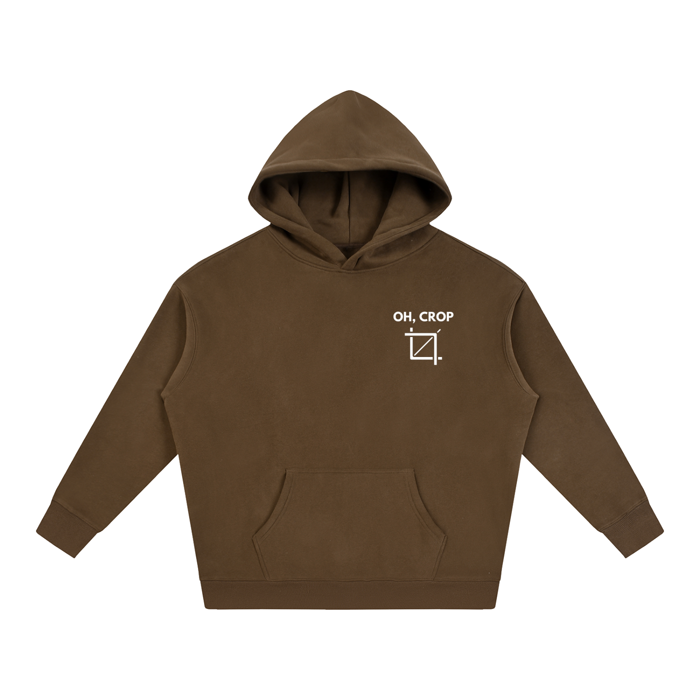 Oh, Crop | Oversize Fleeced Hoodie