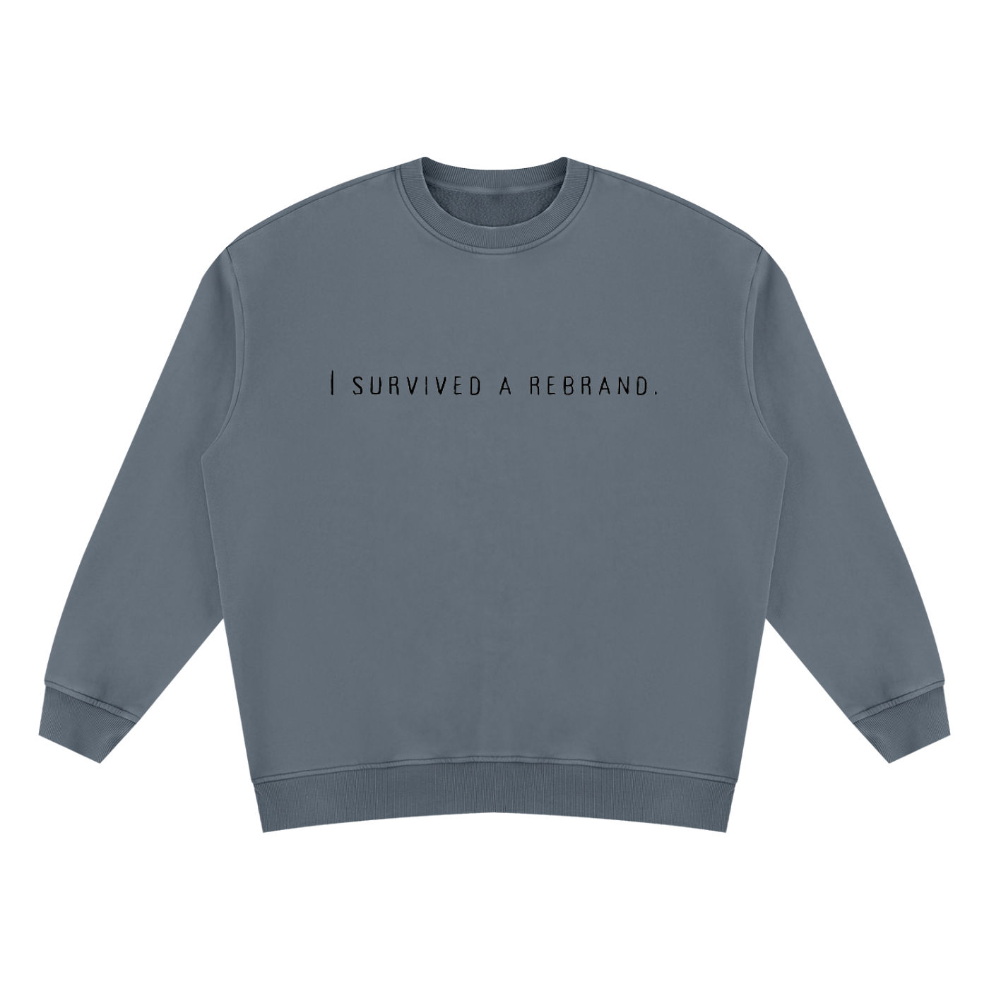 I Survived A Rebrand | Unisex Vintage Wash Fleece Sweatshirt