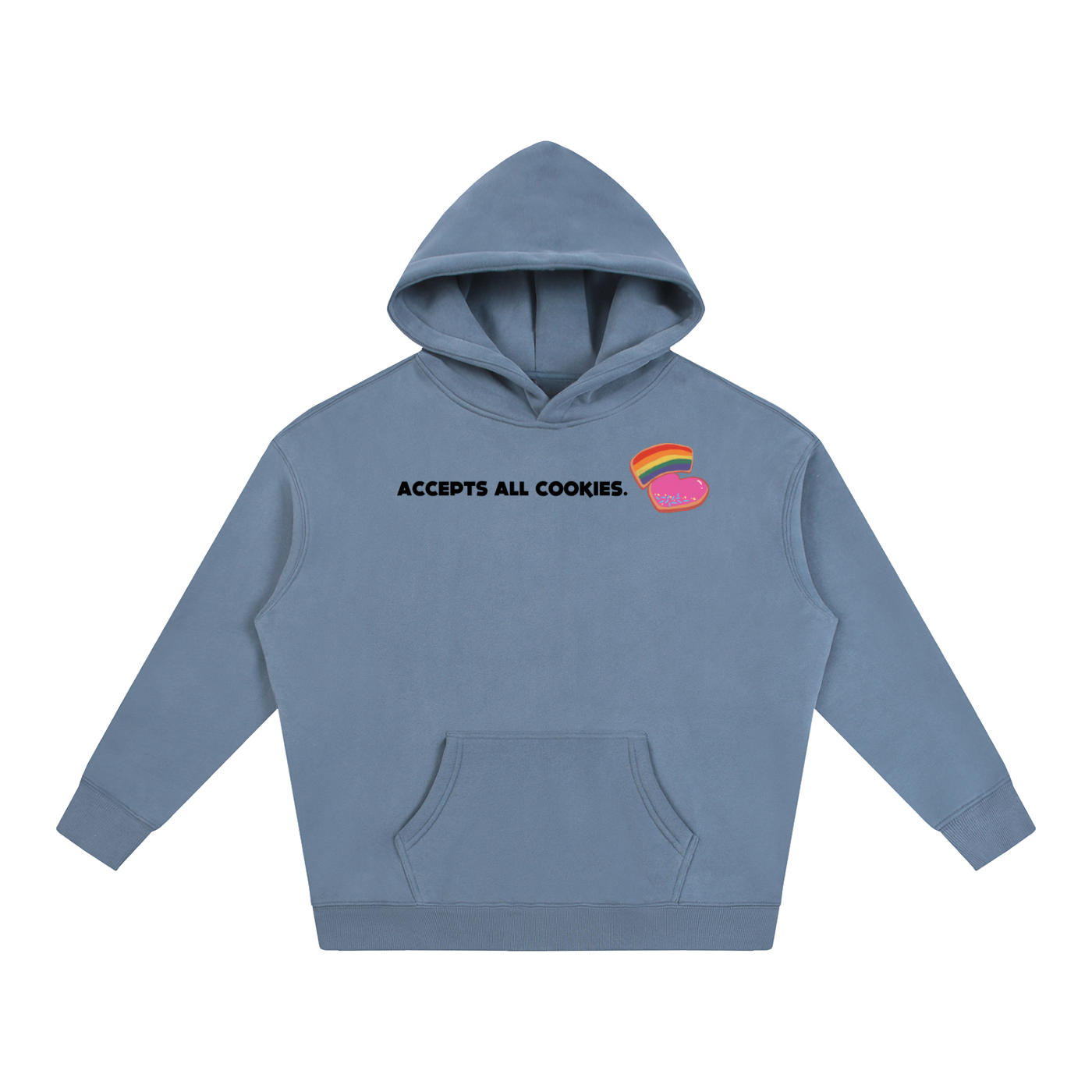 Accepts All Cookies | Oversize Fleeced Hoodie