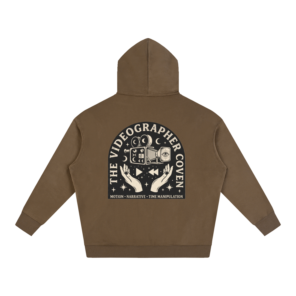The Videographer Coven | Oversized Fleeced Hoodie