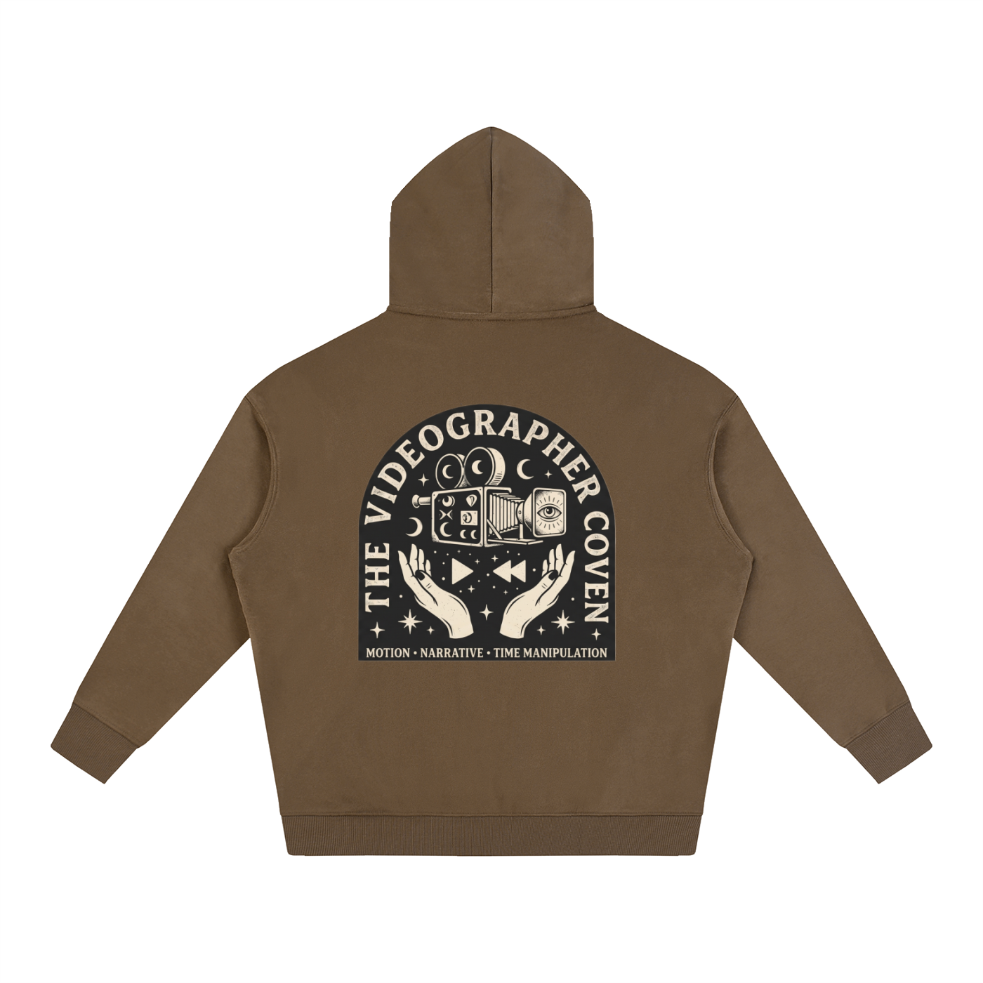 The Videographer Coven | Oversized Fleeced Hoodie