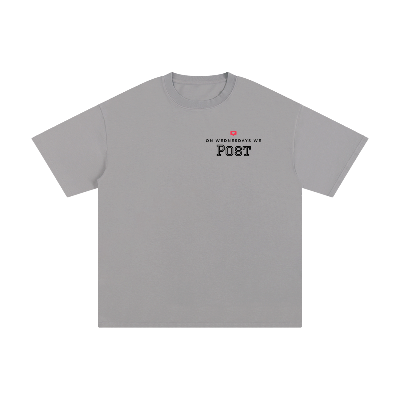 On Wednesdays, We Post | Unisex Pure Cotton T-Shirt