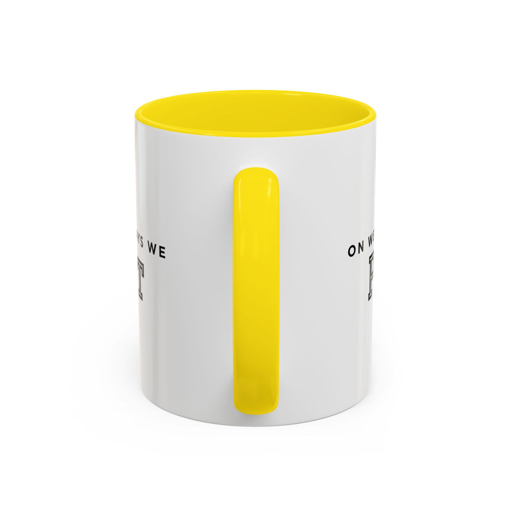 On Wednesdays, We Post | Accent Coffee Mug (11, 15oz)