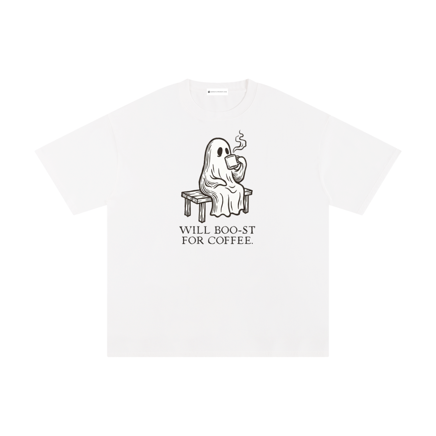 Will Boo-st for Coffee | Unisex Pure Cotton T-Shirt