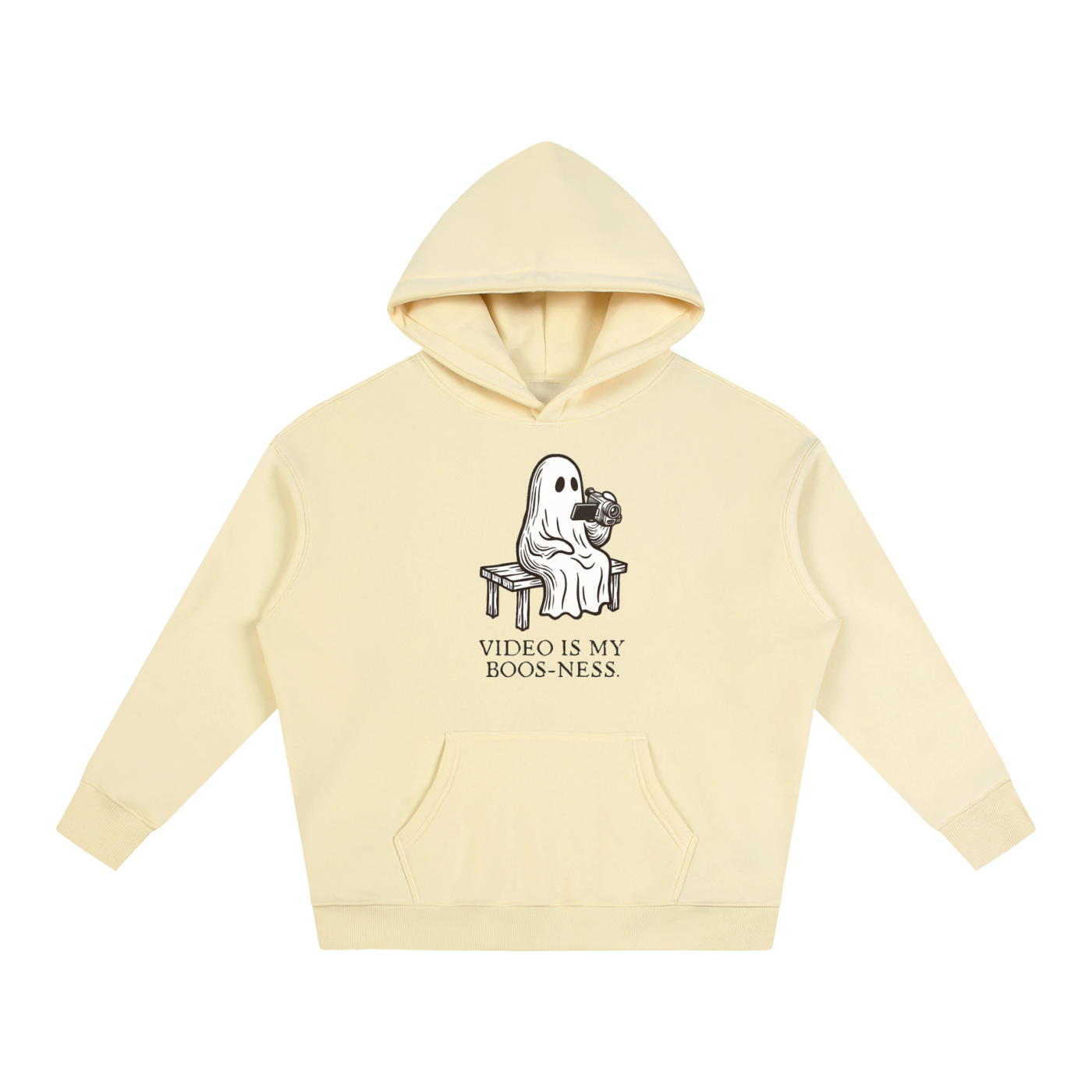Video is My Boos-ness | Oversize Fleeced Hoodie