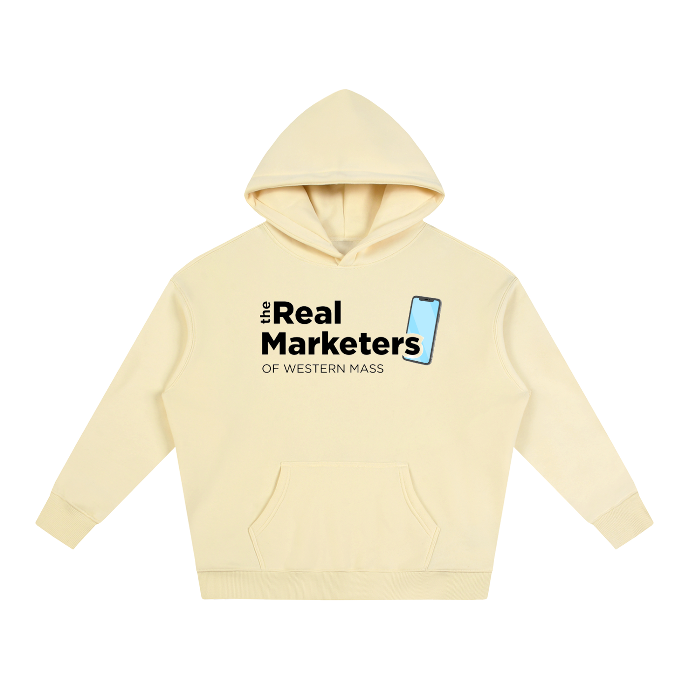 The Real Marketers of Western Mass | Oversize Fleeced Hoodie