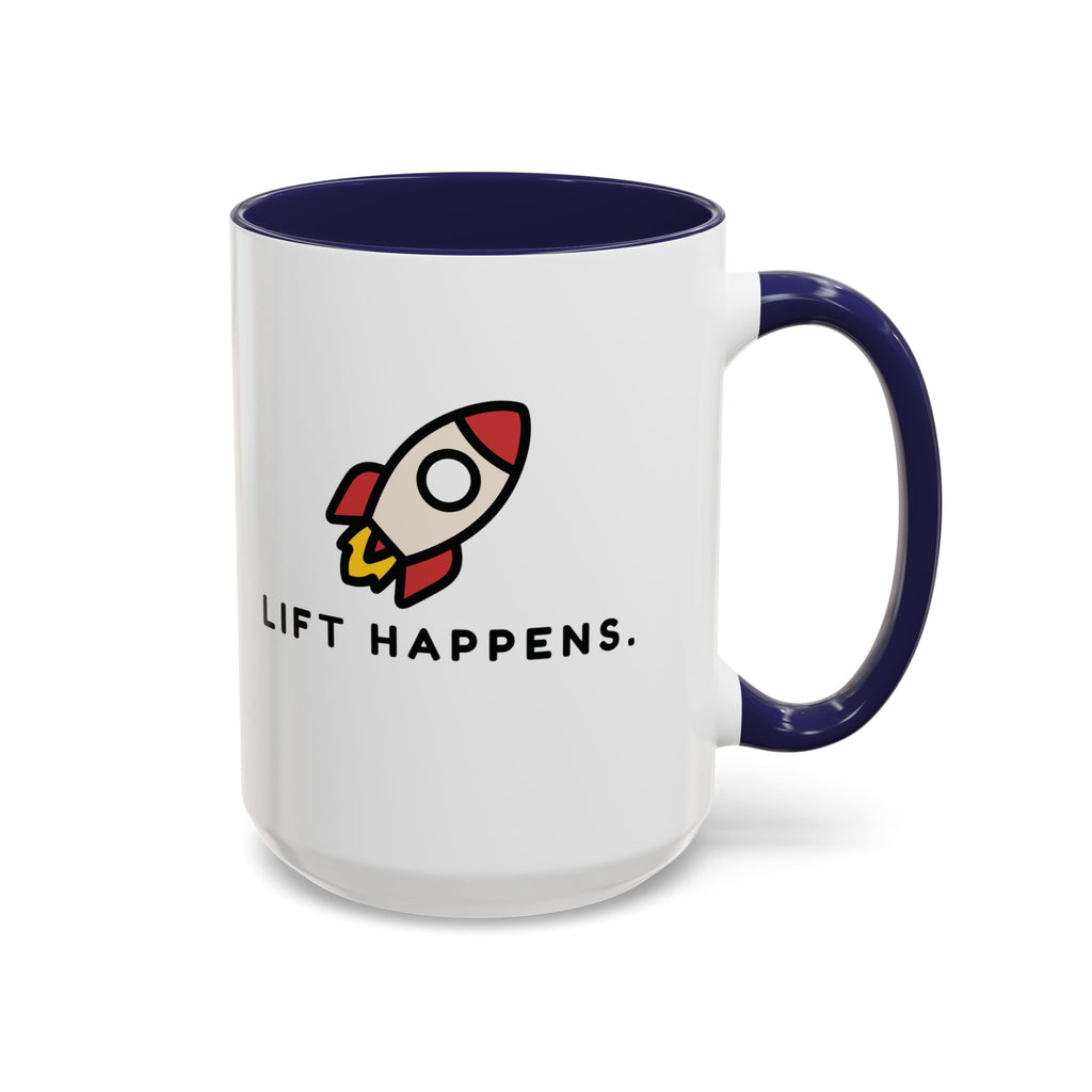 Lift Happens | Accent Coffee Mug (11, 15oz)