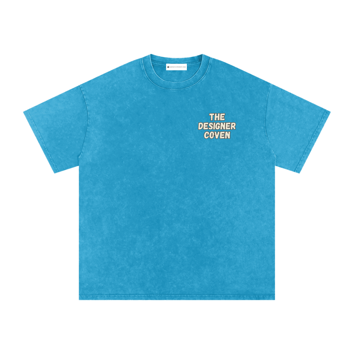 The Designer Coven | Snow Washed Oversized Cotton T-Shirt