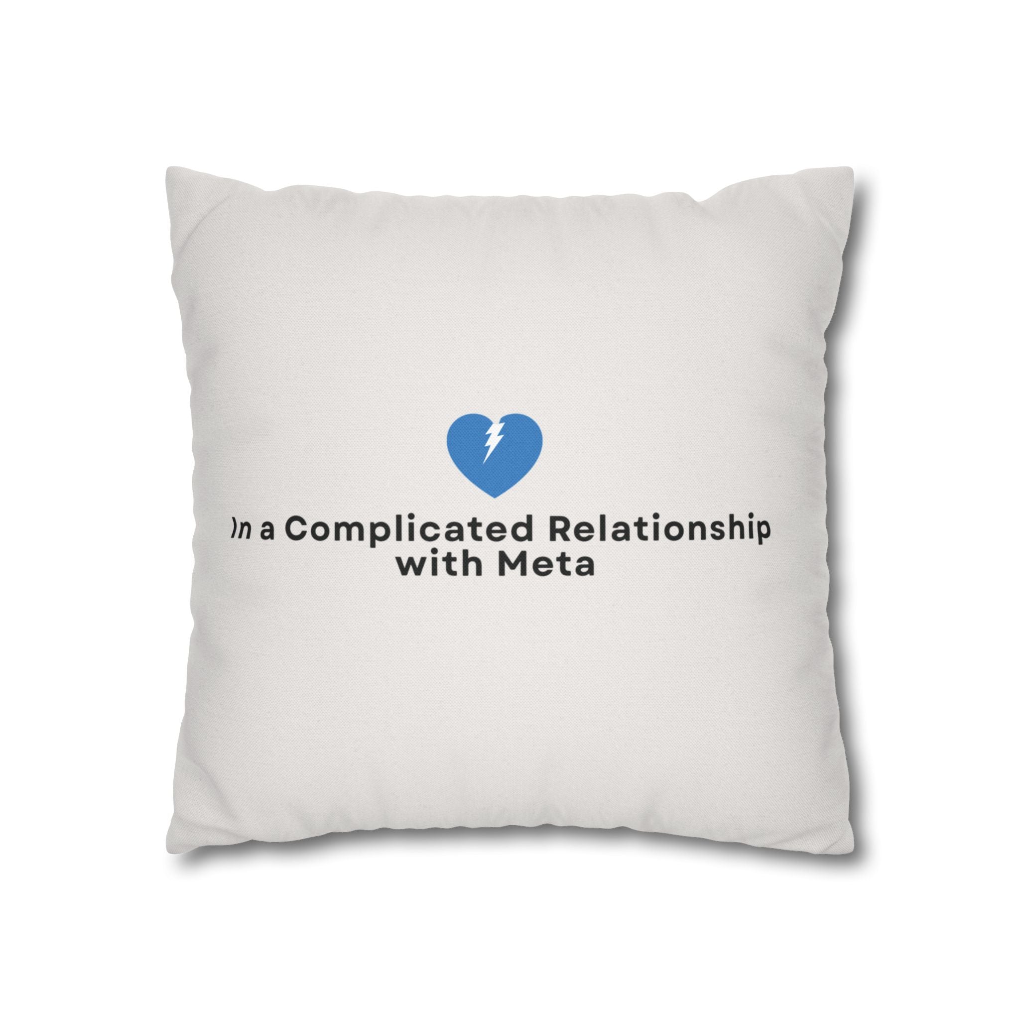 Complicated Relationship | Polyester Square Pillowcase