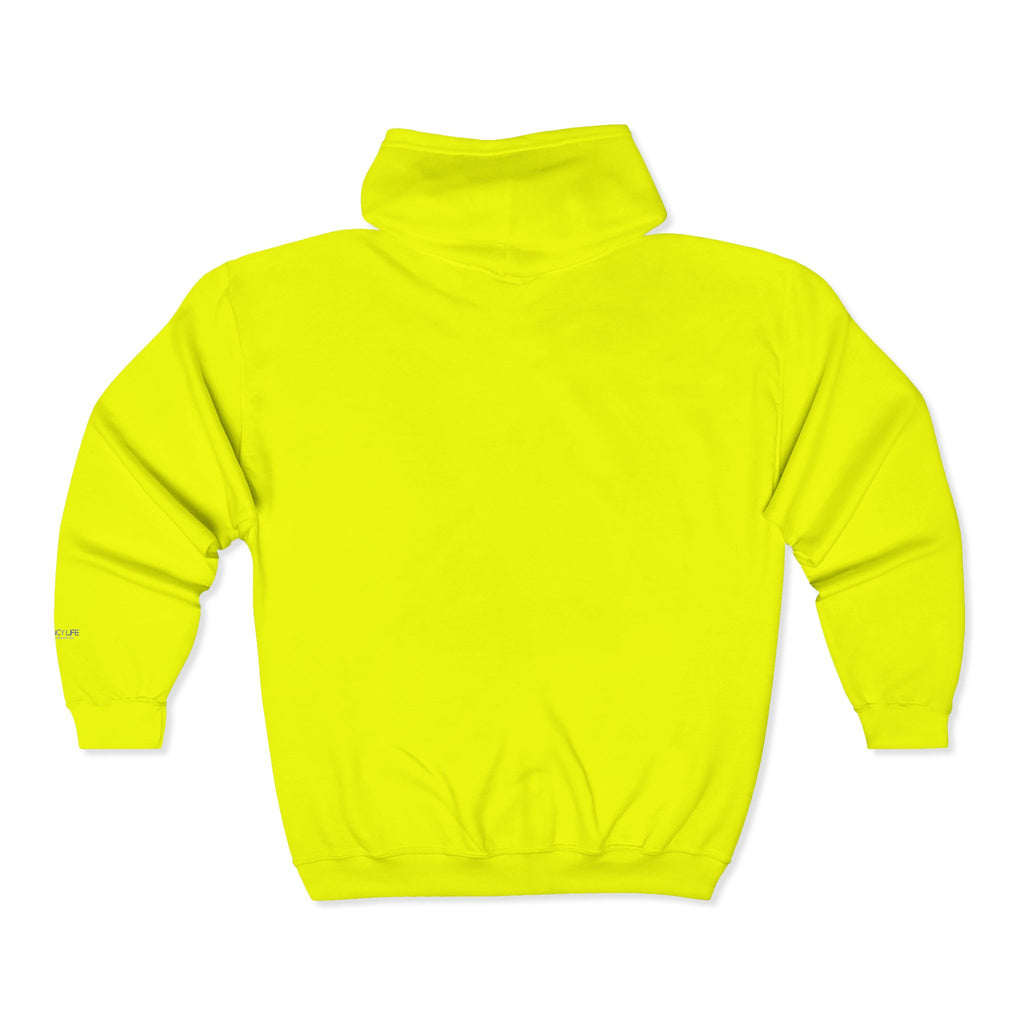 Talk Data To Me  | Retro Zip Embroidered Hoodie