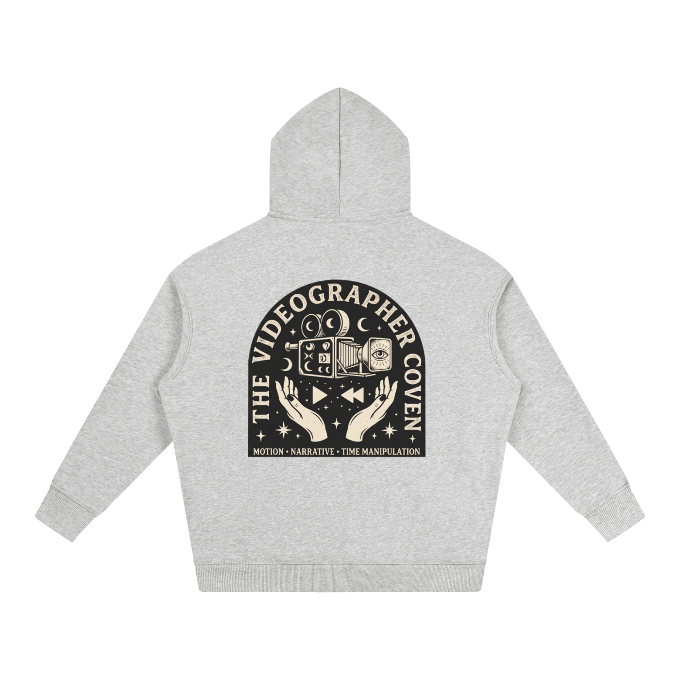 The Videographer Coven | Oversized Fleeced Hoodie
