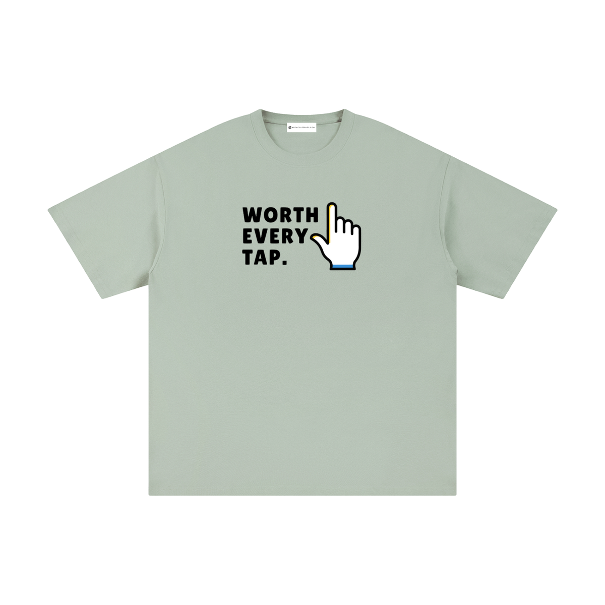 Worth Every Tap | Unisex Pure Cotton T-Shirt