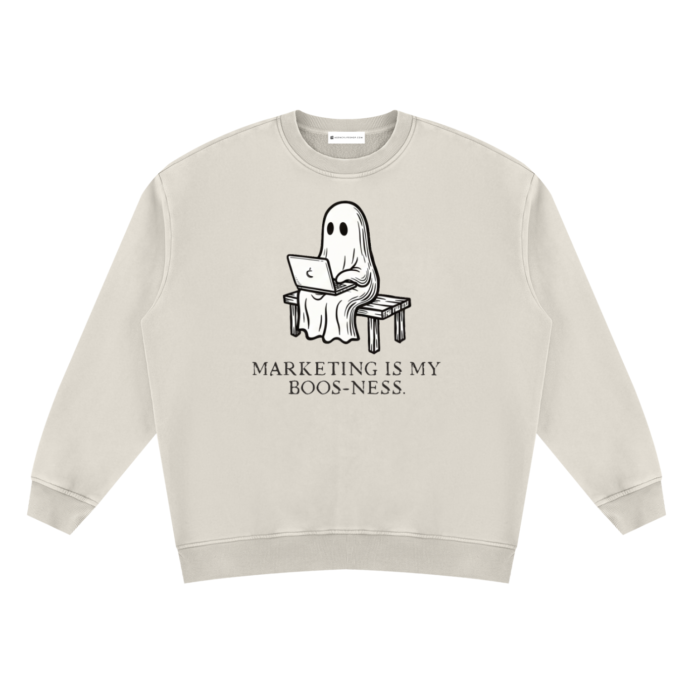 Marketing is My Boos-ness | Unisex Vintage Wash Fleece Sweatshirt