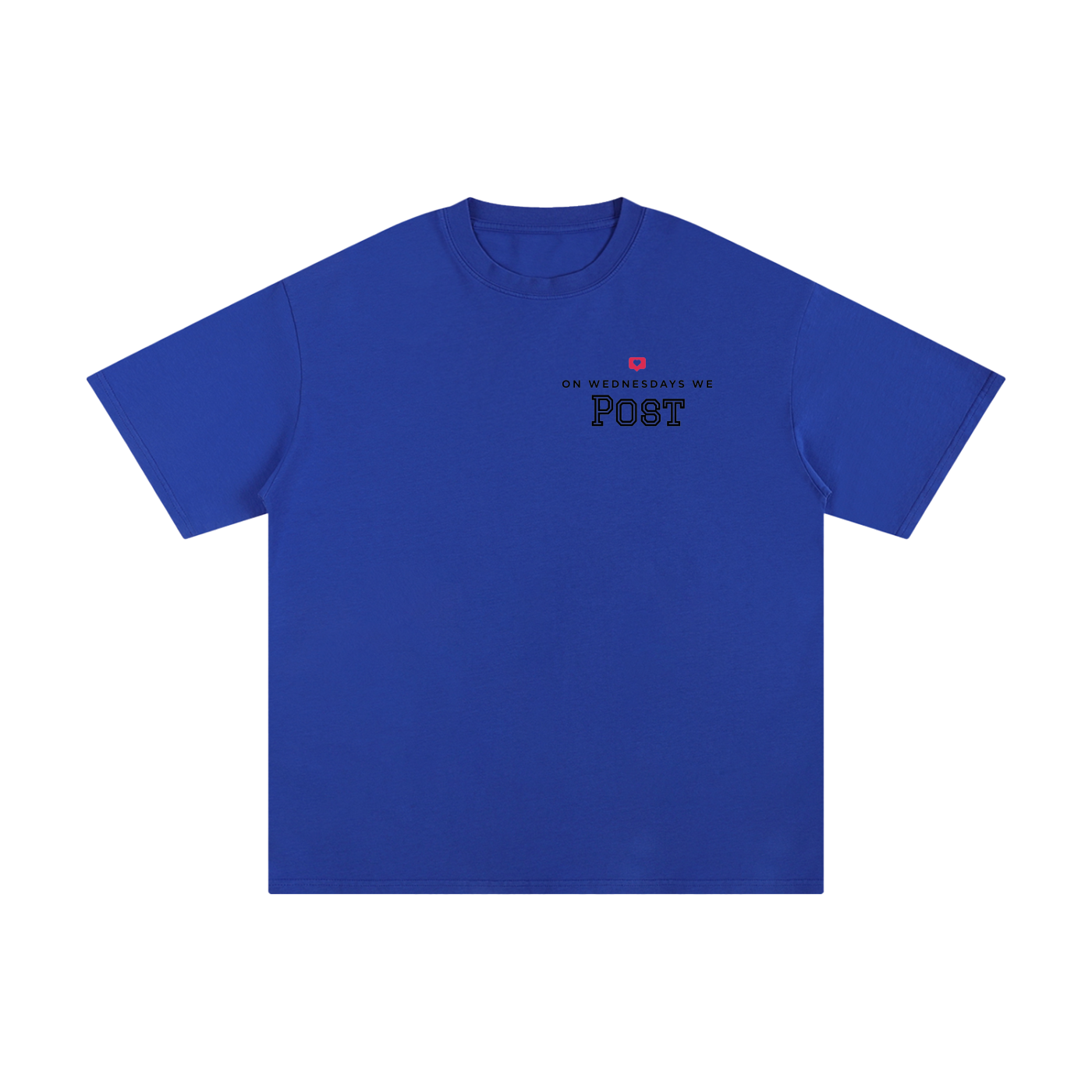 On Wednesdays, We Post | Unisex Pure Cotton T-Shirt