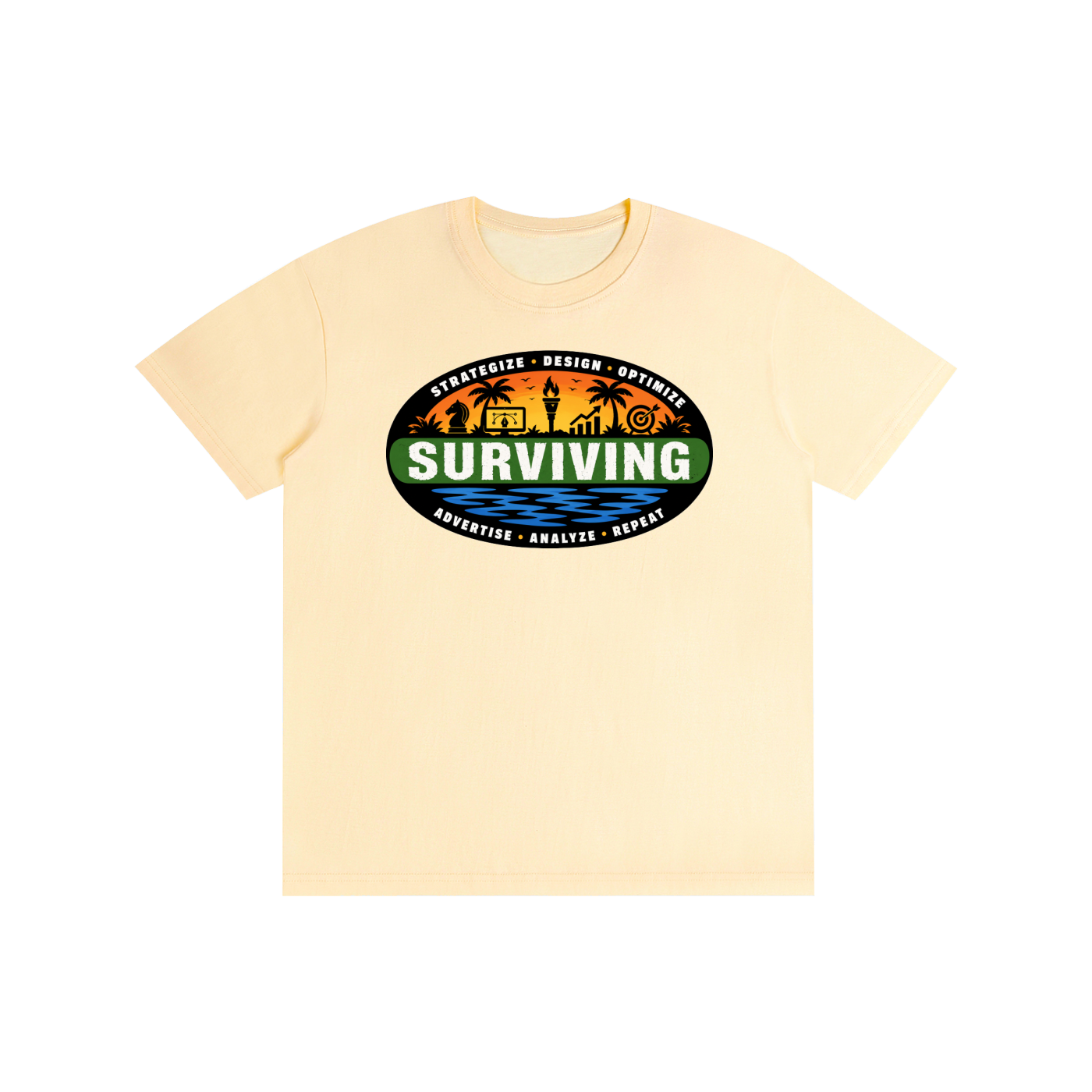 Surviving in Marketing | Pure Cotton Unisex T-Shirt