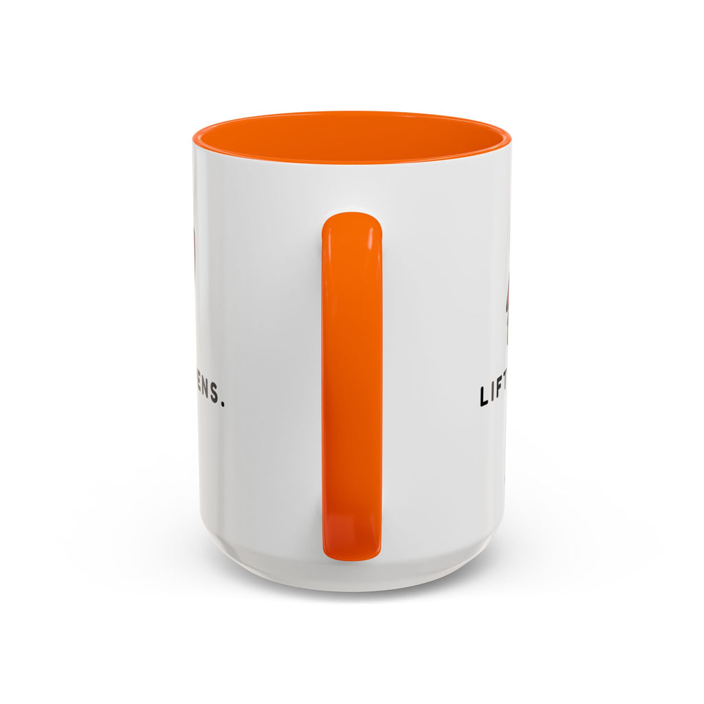Lift Happens | Accent Coffee Mug (11, 15oz)