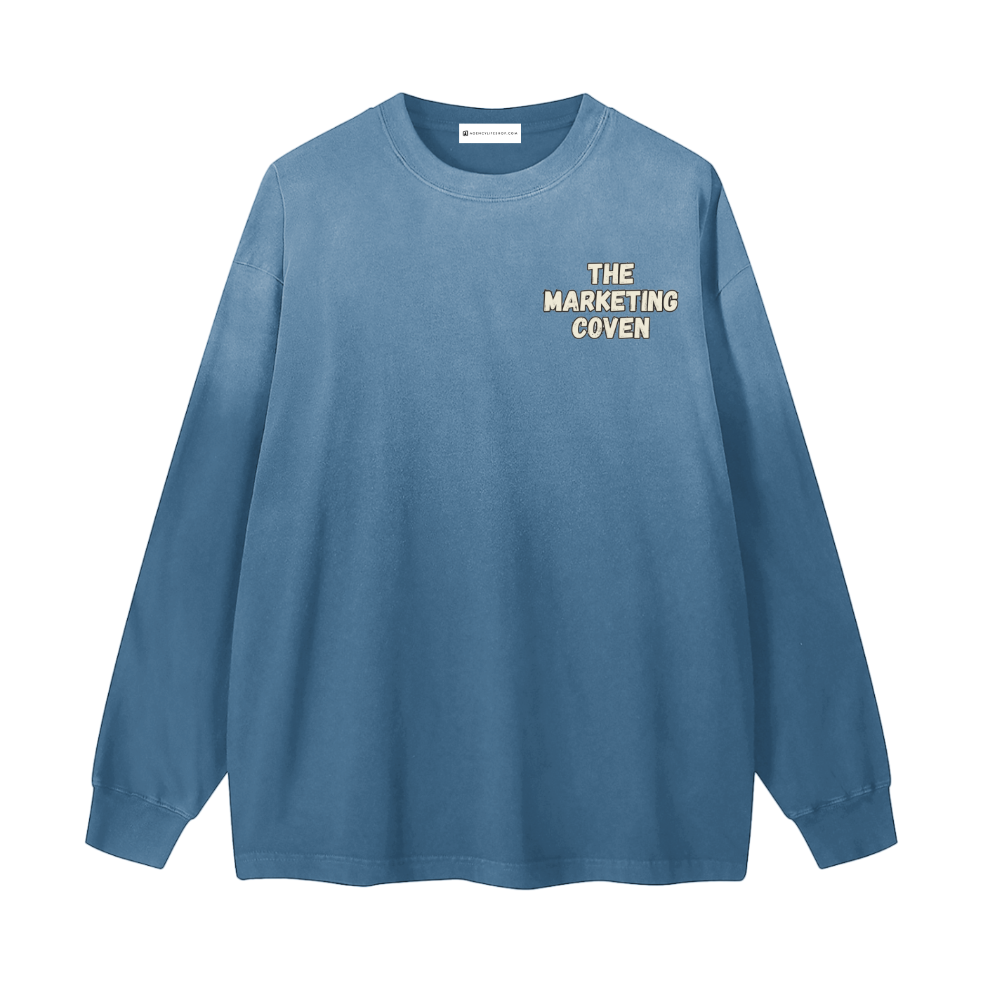 The Marketing Coven | Gradient Washed Long Sleeve T-Shirt